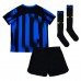 Baby Fußballbekleidung Inter Milan Heimtrikot 2023-24 Kurzarm (+ kurze hosen)